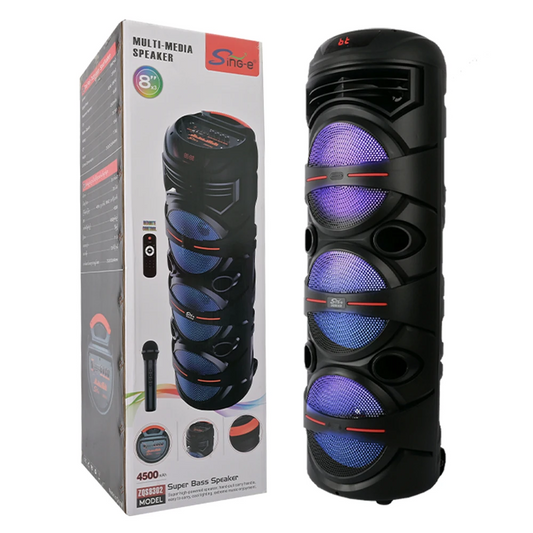 🎧 Sistema Bluetooth de Audio SING-E – La Bocina Que No Te Deja Vendido